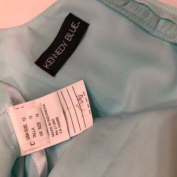 KENNEDY BLUE Formal Dress Sz 12 - Picture 4 of 8